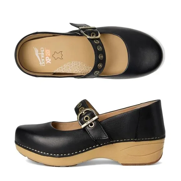 Dansko Women's XP 2.0 Mary Jane Clog in Black Sz EU36/US5.5-6 - Picture 2 of 12